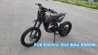 BICICLETA DE DIRT F18 Versión negra