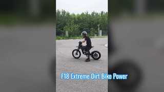 F18 BICICLETA DE TIERRA Salto